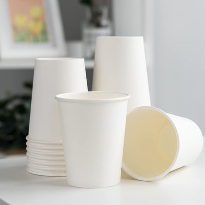 [100 Pack] 3 oz Bathroom Paper Cups, Disposable Paper Cups, Mouthwash Cups, Paper Coffee Cups, Ideal for Bathroom