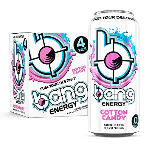 Bang Energy Bangster Berry, Sugar-Free Energy Drink, 16-Ounce (Pack of 12)