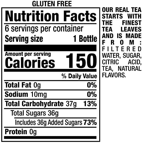 Snapple Zero Sugar Peach Tea, 16 fl oz recycled plastic bottle (Pack of 12)