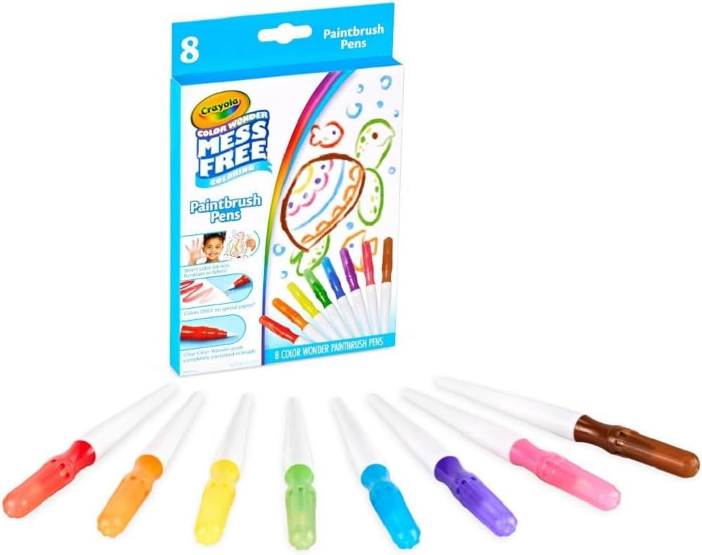 Crayola Color Wonder Mess Free Coloring, Blank Coloring Pages, 50 Count, Printable Page Refill Set