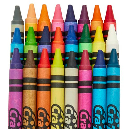 Cra-Z-Art Washable Crayons, 24 Count, Crayons for Kids Back To School Supply List Essential