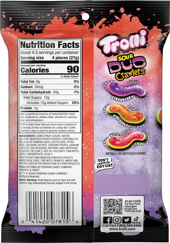 Trolli Duo Crawlers, 4.25 Ounce