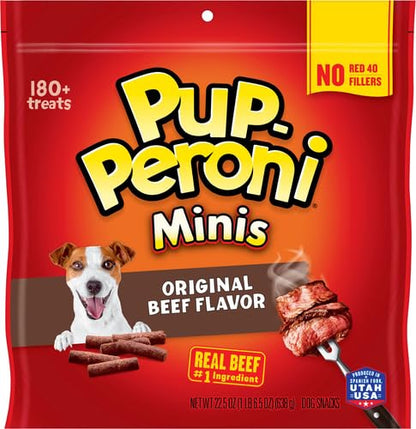 Pup-Peroni Dog Treats, Original Beef Flavor, 22.5 Ounce, Made with Real Beef