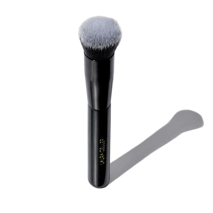 LAURA GELLER NEW YORK Retractable Airbrush Kabuki Brush for All Face Makeup & Foundation for Liquid, Cream and Powder Face Makeup With Aluminum Handle