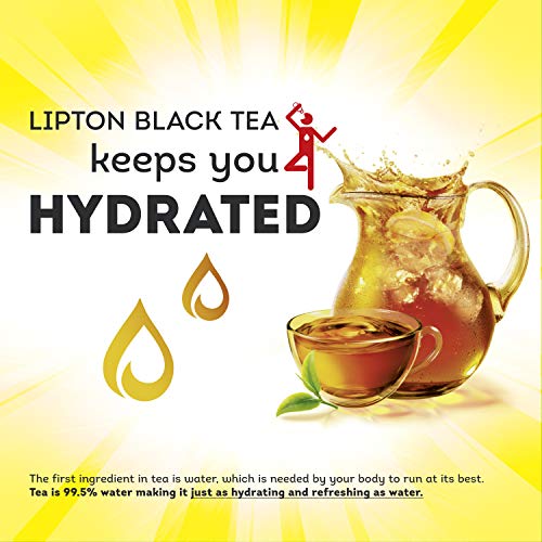 Lipton Unsweetened Iced Tea Bags, Family Size Tea Bags, 144 Total Tea Bags (24ct - Pack of 6)