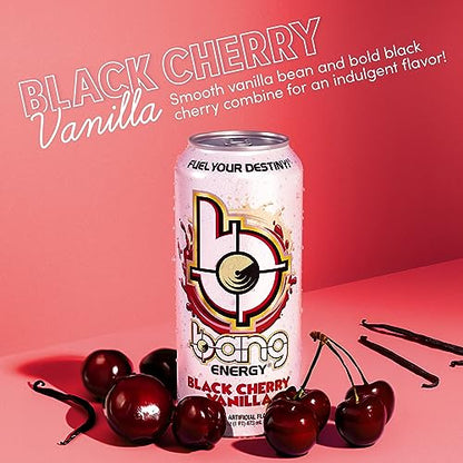 Bang Energy Bangster Berry, Sugar-Free Energy Drink, 16-Ounce (Pack of 12)