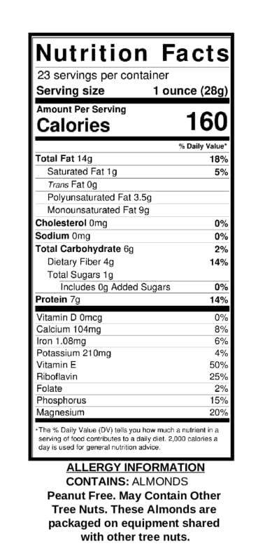 Wild Soil Beyond Almonds, Unflavored– 20% Higher Protein Than Other Almonds, Distinct and Superior to Organic, Raw