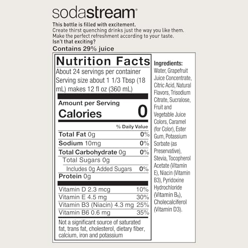 SodaStream Diet Dr Pete, 14.8 Fl Oz (Pack of 4) - Packaging May Vary