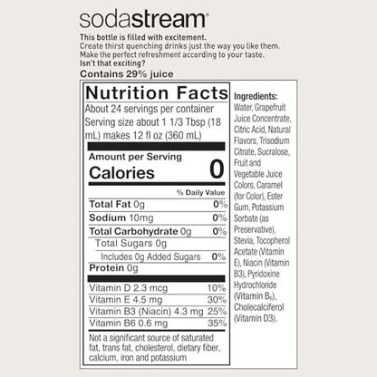 SodaStream Diet Dr Pete, 14.8 Fl Oz (Pack of 4) - Packaging May Vary