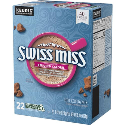 Swiss Miss Milk Chocolate Hot Cocoa, Keurig Single-Serve K-Cup Pods, 44 Count