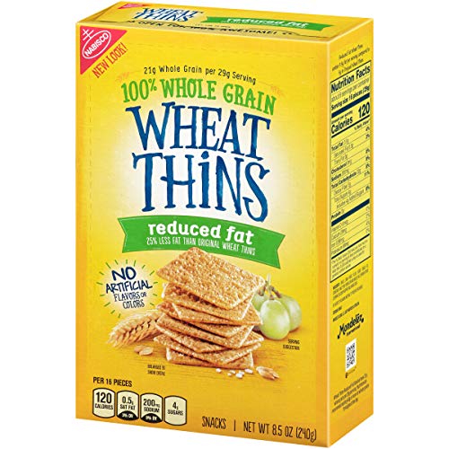 Wheat Thins Original Whole Grain Wheat Crackers, Party Size, 20 oz Box