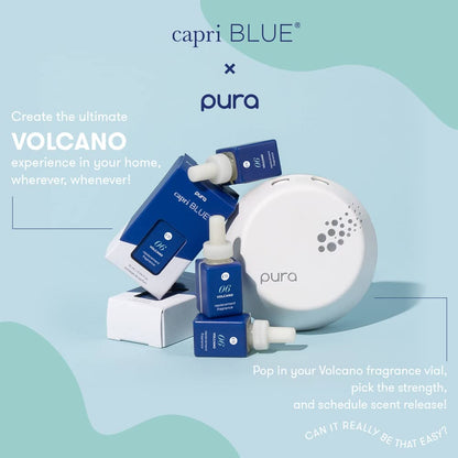 Capri Blue Volcano Pura Smart Home Plug-in Diffuser Refills – Capri Blue Pura Refills – Pura Diffuser Refills with a Tropical, Citrus Scent – Long-Lasting Aromatherapy Diffuser Refills (Pack of 2)