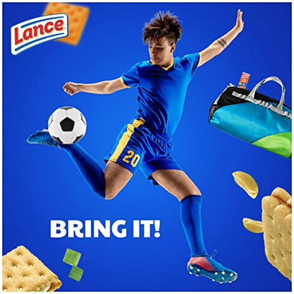 Lance Sandwich Crackers, Captain's Wafer Grilled Cheese, 10 Individual Packs, 6 Sandwiches Each