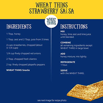 Wheat Thins Original Whole Grain Wheat Crackers, Party Size, 20 oz Box