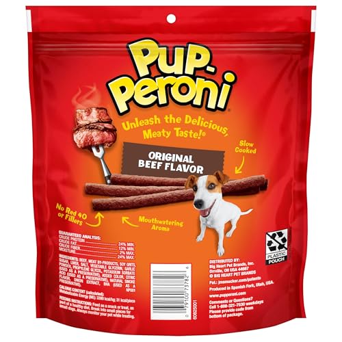 Pup-Peroni Dog Treats, Original Beef Flavor, 22.5 Ounce, Made with Real Beef