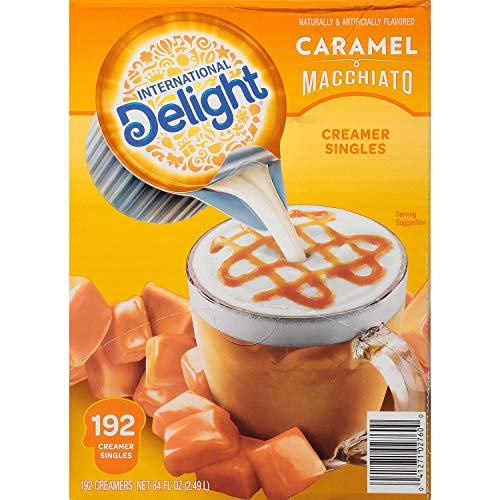 International Delight Coffee Creamer Singles, Sweet & Creamy, Shelf Stable Flavored Creamer, 24 Ct, 16 FL Oz, Pre-Portioned Creamers