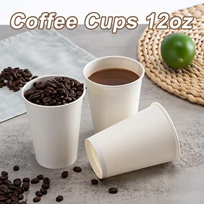 [100 Pack] 3 oz Bathroom Paper Cups, Disposable Paper Cups, Mouthwash Cups, Paper Coffee Cups, Ideal for Bathroom