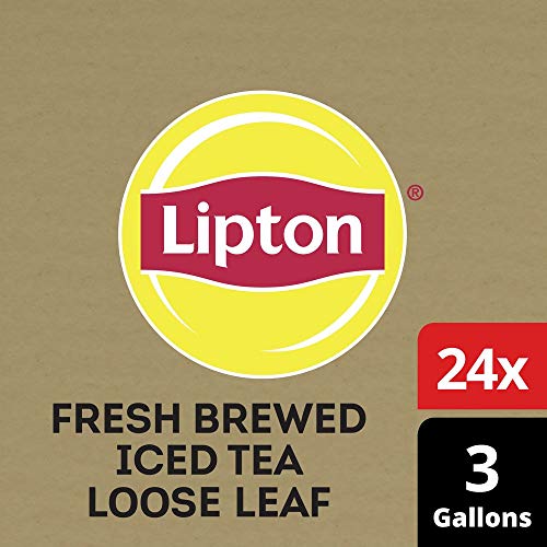 Lipton Unsweetened Iced Tea Bags, Family Size Tea Bags, 144 Total Tea Bags (24ct - Pack of 6)