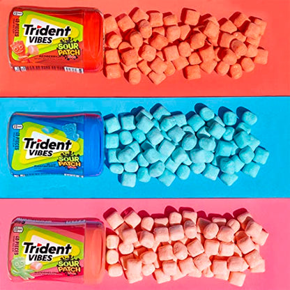 Trident Vibes Spearmint Rush Sugar Free Gum, 6 Bottles of 40 Pieces (240 Total Pieces)