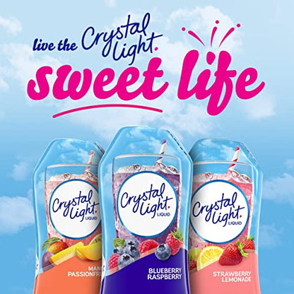 Crystal Light Sugar-Free Zero Calorie Liquid Water Enhancer - Strawberry Lemonade Water Flavor Drink Mix (1.62 fl oz Bottle)