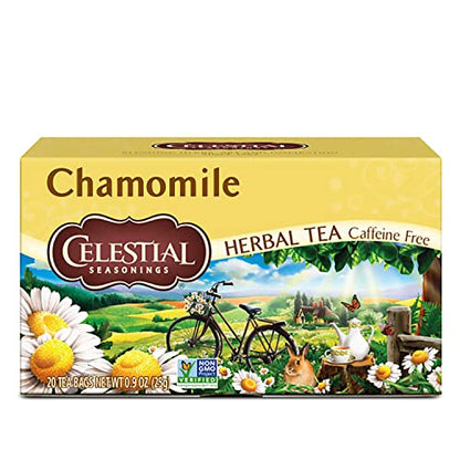 Celestial Seasonings Country Peach Passion Herbal Tea, Caffeine Free, 20 Tea Bags Box, (Pack of 6)