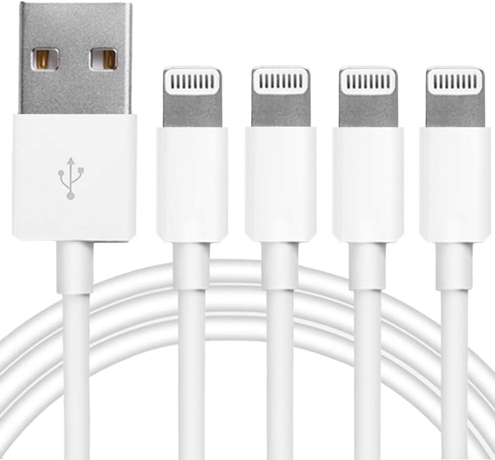 4Pack Original [Apple MFi Certified] Charger Lightning to USB Charging Cable Cord Compatible iPhone 14/13/12/11 Pro/11/XS MAX/XR/8/7/6s Plus,iPad Pro/Air/Mini,iPod Touch