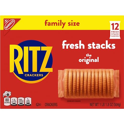 RITZ Original Crackers, 20 Snack Packs (6 Crackers Per Pack)