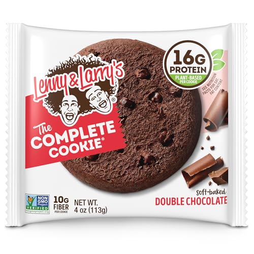 Lenny & Larry's The Complete Cookie, White Chocolate Flavored Macadamia, Soft Baked, 16g Plant Protein, Vegan, Non-GMO, 4 Ounce Cookie (Pack of 12)