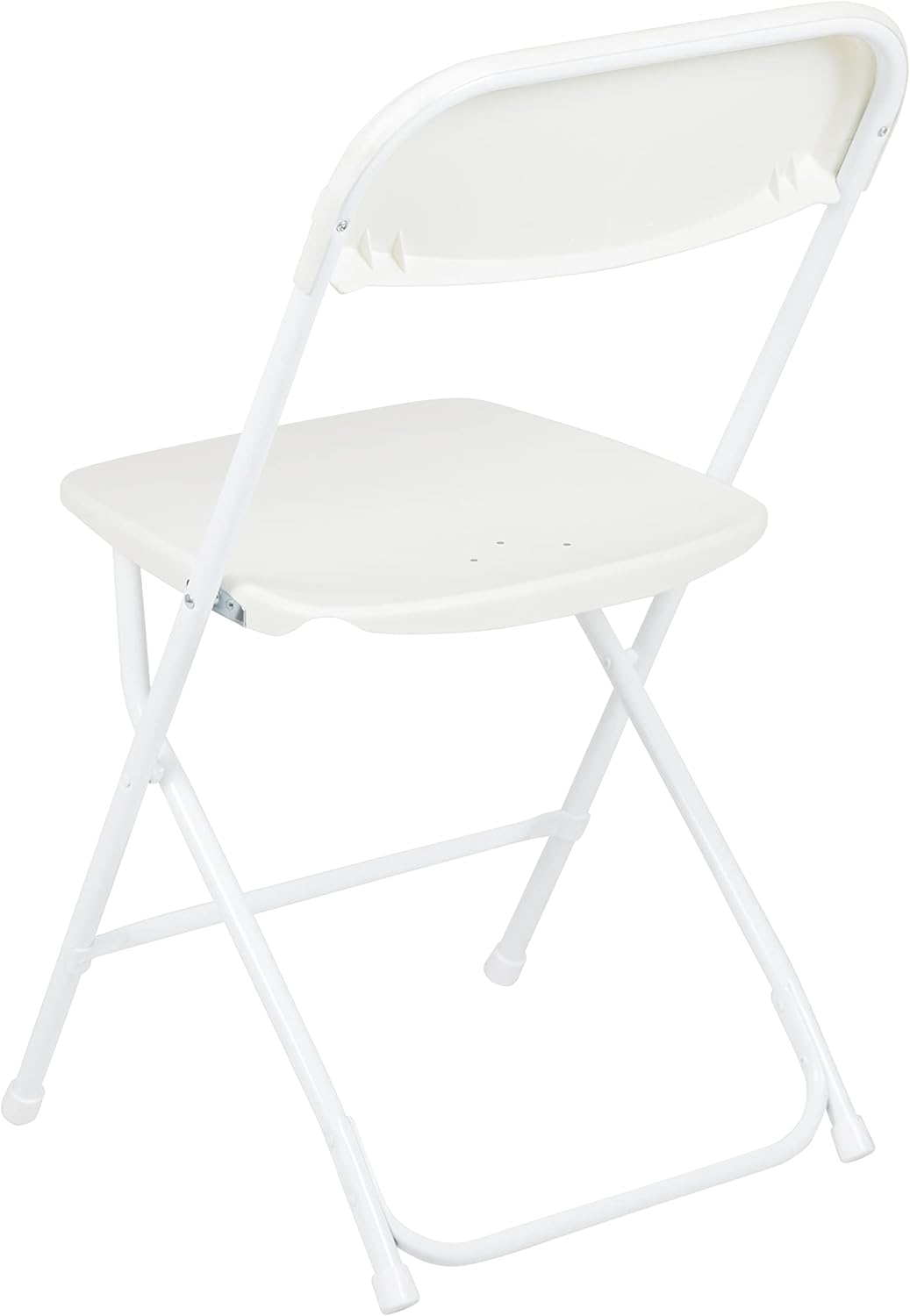 Flash Furniture Hercules Series Plastic Folding Chair - White - 4 Pack 650LB Weight Capacity Comfortable Event Chair-Lightweight Folding Chair