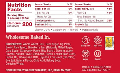 Nature's Bakery Fig Bar, Apple Cinnamon, 2 oz