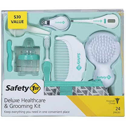 Safety 1st Deluxe 25-Piece Baby Healthcare and Grooming Kit (Arctic Blue)