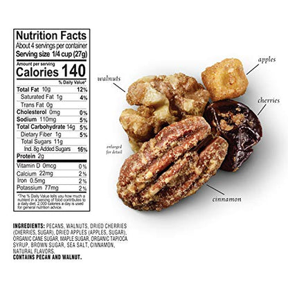 Sahale Snacks Glazed Mix Nut Blend Variety Pack, 1.5 Oz Grab & Go Bags (12 Total Packs) - Four Different Dry-Roasted Deluxe Mixed Nuts Blends Included - Non-GMO Kosher & Certified Gluten-Free Snacks