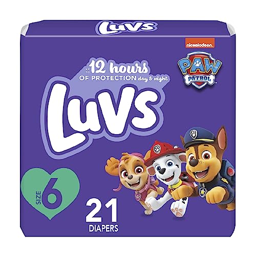 Luvs Diapers - Size 5, 172 Count, Paw Patrol Disposable Baby Diapers