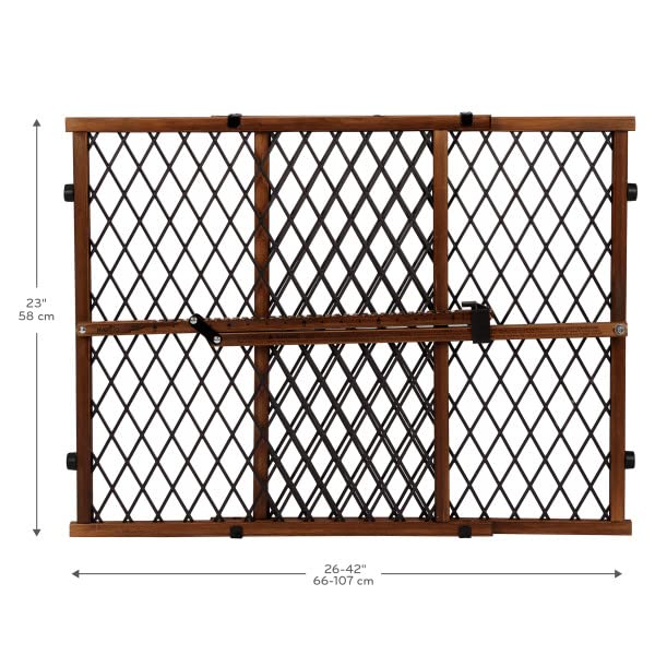 Evenflo Position & Lock Baby Gate, Pressure-Mounted, Farmhouse Collection