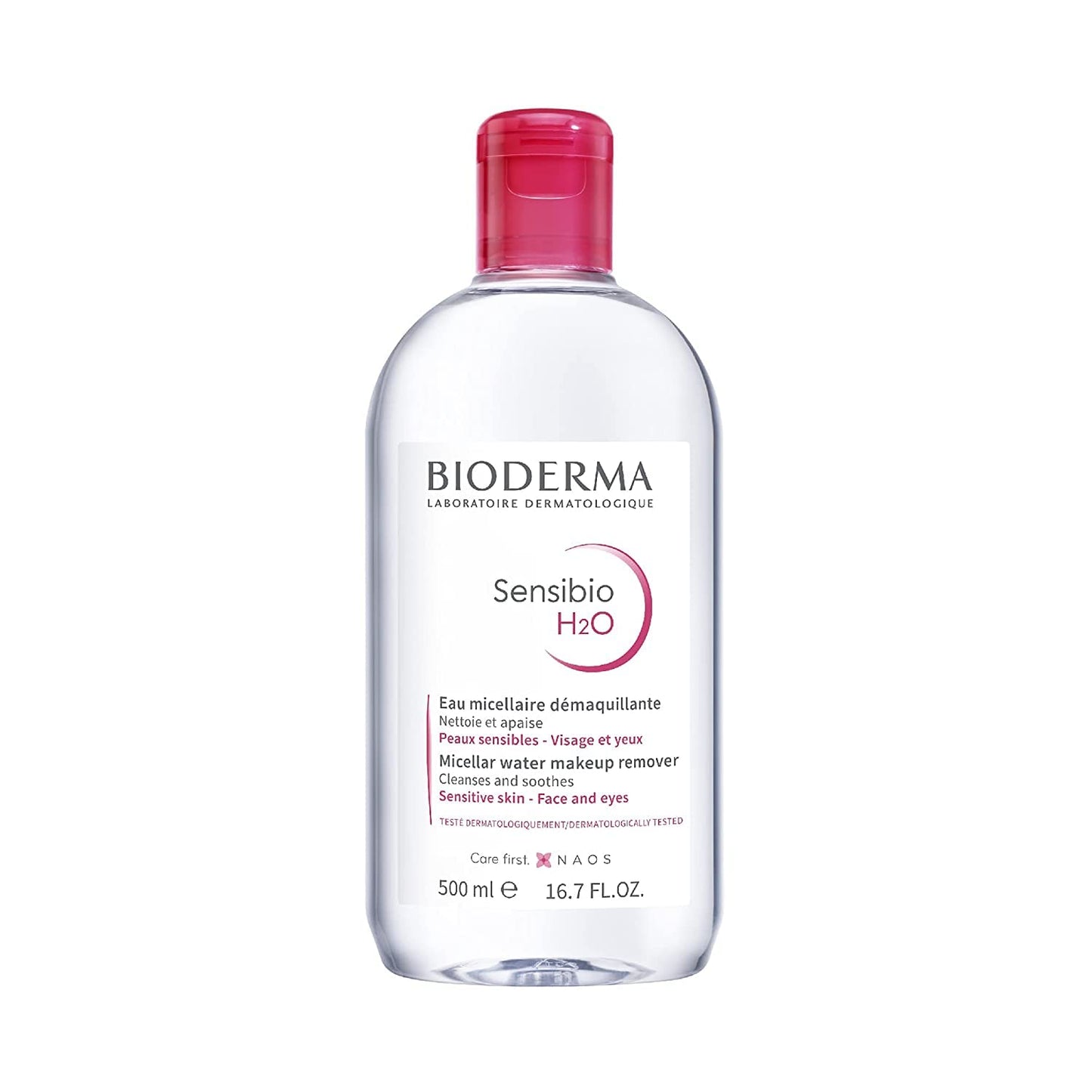 Bioderma - Sensibio - H2O Micellar Water - Makeup Remover Cleanser - Face Cleanser for Sensitive Skin