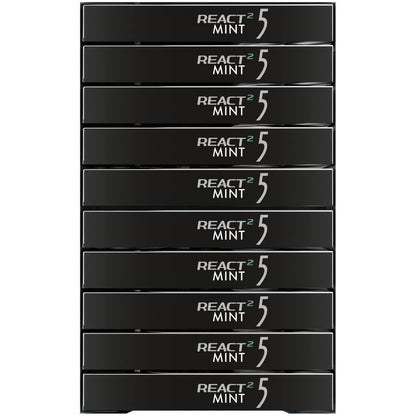 5 GUM Peppermint Cobalt Sugar Free Chewing Gum Bulk, 15 Sticks (Pack of 10)