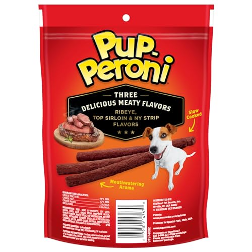 Pup-Peroni Dog Treats, Original Beef Flavor, 22.5 Ounce, Made with Real Beef