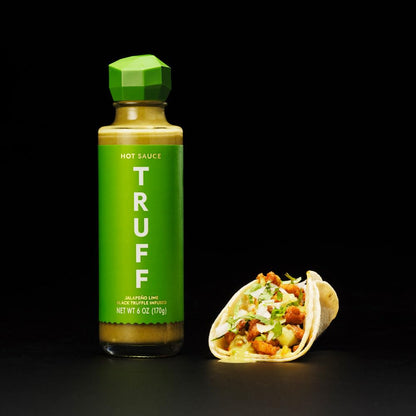 TRUFF Original Black Truffle Hot Sauce, Gourmet Hot Sauce with Ripe Chili Peppers, Black Truffle Oil, Agave Nectar, Unique Flavor Experience in a Bottle, 6 oz.