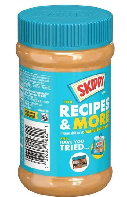 SKIPPY Creamy Peanut Butter Spread, No Sugar Added, 40 oz jar