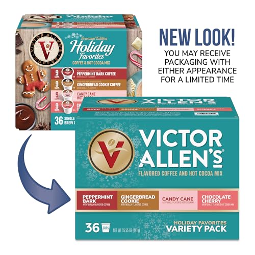 Victor Allen's Coffee Milk Chocolate Flavored Hot Cocoa Mix, 42 Count, Single Serve K-Cup Pods for Keurig K-Cup Brewers