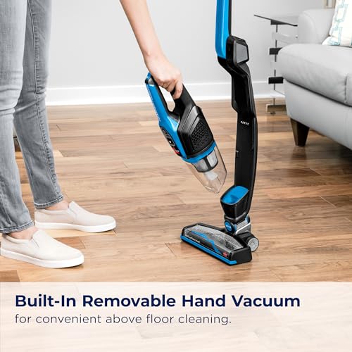 BISSELL, 3061 Featherweight Cordless Stick Vacuum, Electric Blue, Black