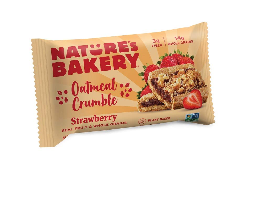 Nature's Bakery Oatmeal Crumble Strawberry Bars, 1.41 Oz, 6 Ct