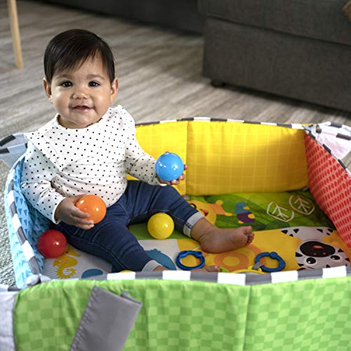 Baby Einstein 4-in-1 Kickin' Tunes Music and Language Play Gym and Piano Tummy Time Activity Mat