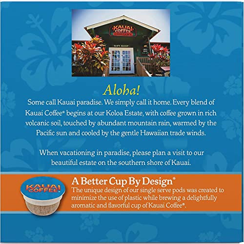 Kauai Coffee Na Pali Coast Dark Roast - Compatible with Keurig Pods K-Cup Brewers (1 Pack of 24 Single-Serve Cups)