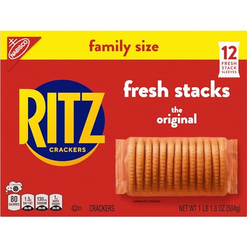 RITZ Original Crackers, 20 Snack Packs (6 Crackers Per Pack)