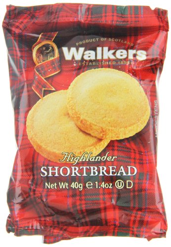 Walker’s All-Butter Shortbread Fingers - 2-Count Snack Packs (Pack of 24) - Authentic Shortbread Cookies from Scotland