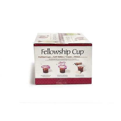 BROADMAN CHURCH SUPPLIES Pre-filled Communion Fellowship Cup, Juice and Wafer Set, 100 Count