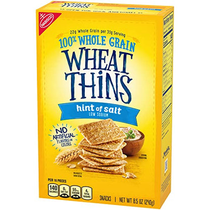 Wheat Thins Original Whole Grain Wheat Crackers, Party Size, 20 oz Box