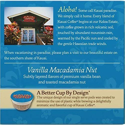 Kauai Coffee Na Pali Coast Dark Roast - Compatible with Keurig Pods K-Cup Brewers (1 Pack of 24 Single-Serve Cups)