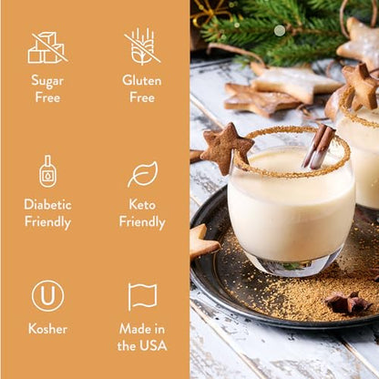 Jordan's Skinny Syrups Sugar Free Coffee Syrup, Vanilla Flavor Drink Mix, Zero Calorie Flavoring for Chai Latte, Protein Shake, Food and More, Gluten Free, Keto Friendly, 25.4 Fl Oz, 2 Pack